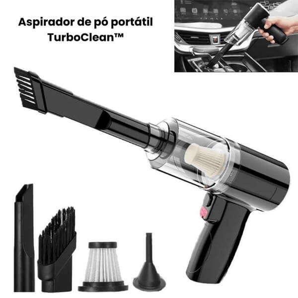 Aspirador de pó Portátil TurboClean™