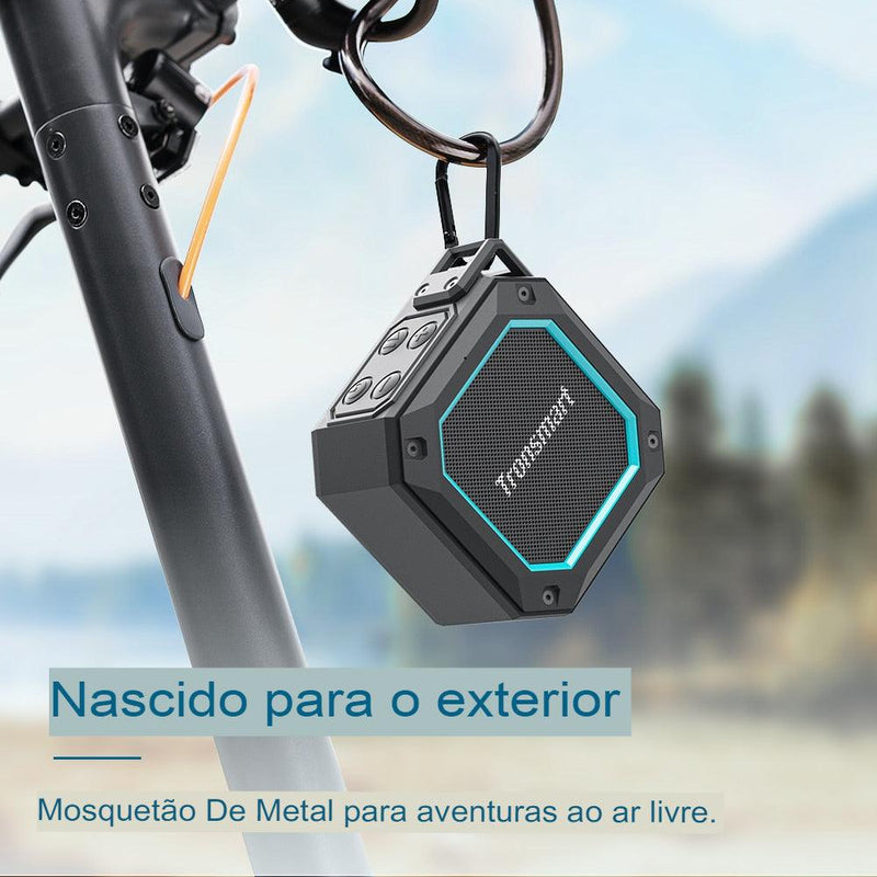 caixa de som tronsmart groove 2 à prova d'água® - black shop